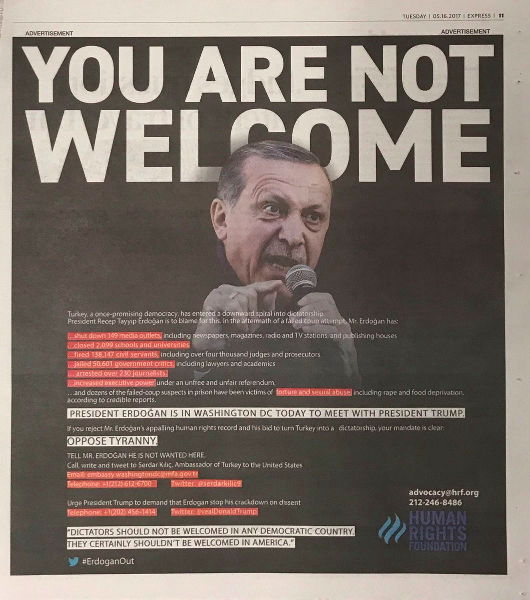 YOU ARE NOT WELCOME