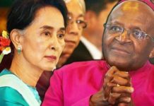Nobel Barış Ödüllü Tutu’dan Myanmar Liderine Arakan Mektubu: Müslümanların Kaderi İçin Yeminimi Bozuyorum