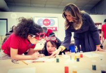 First Lady Trump, Oklahoma’da Hizmet okulunu ziyaret etti