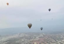 ROMANYA BAYRAĞI KAPADOKYA SEMALARINDA