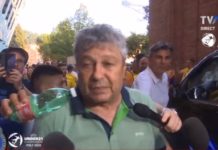Lucescu’ya mikrofon yerine pet şişe uzattılar