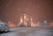 Kara kış Romanya’ya gecikmeli geldi