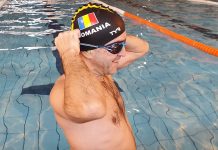 Meslektaşına destek için 22 kilometre yüzdü