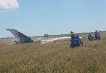 MİG-21 tipi uçak eğitim esnasında düştü