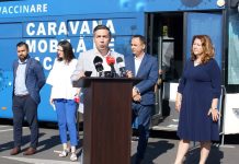 Bükreş’te gezici aşı otobüsü hizmete başladı