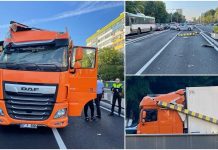 4 gün önce açılan Bükreş Unirii alt geçidini TIR’la geçmeye çalışan Türk sürücü üst bariyerleri parçaladı