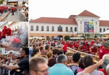 15 metrelik Kürtos tatlısı rekoru kırıldı