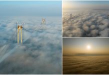 Tuna nehrinde nadir görülen gökyüzü fenomeni oluştu