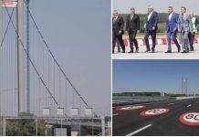 Brăila Asma Köprüsü hizmete girdi