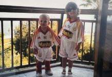 Hagi’nin kızı Kira’dan kardeşi Ianis’e ‘Galatasaray’lı doğum günü sürprizi!