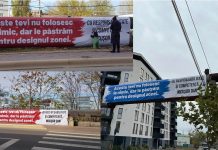 Bükreş belediye başkanları arasında ‘atıl borular’ için pankart savaşı!