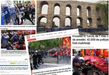 Romen medyası: Protestocular, 1 Mayıs’ı engellemek için 42 bin polisi seferber eden Erdoğan’a meydan okudu