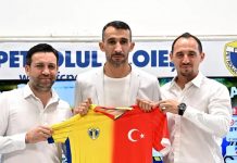 Petrolul Ploieşti ile imzayı atan Mehmet Topal ilk antrenmanına coşkulu çıktı
