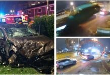 Böyle kaza görülmedi: Kavşakta uçan arabadan sağ çıktı!