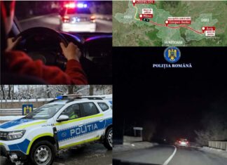 Sibiu’dan çaldığı araba ile Arad’taki babasını görmeye giden 12 yaşındaki çocukla polis arasında 70 km. kovalamaca yaşandı!