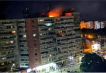 Galati’de bir apartmana Rus İHA’sı düştü: 2 yaralı