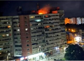 Galati’de bir apartmana Rus İHA’sı düştü: 2 yaralı